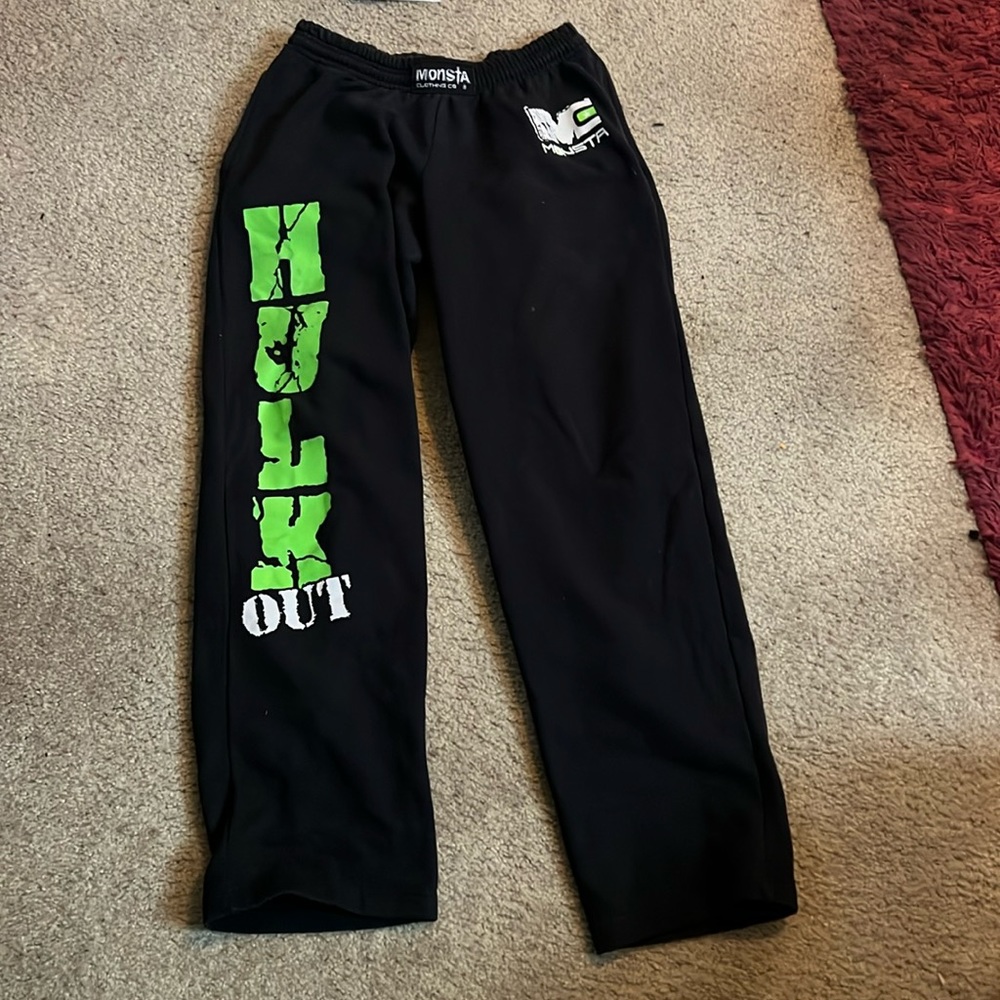 Monsta clothing co HULK OUT sweatpants